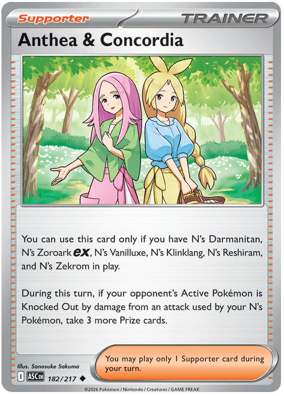Anthea & Concordia #182/217 Uncommon | Mega Evolution – Ascended Heroes