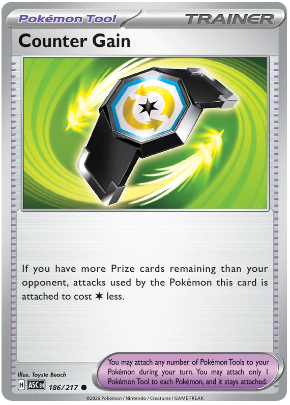 Counter Gain #186/217 Common | Mega Evolution – Ascended Heroes
