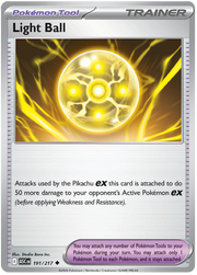 Light Ball #191/217 Uncommon | Mega Evolution – Ascended Heroes