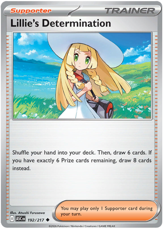 Lillie's Determination #192/217 Uncommon | Mega Evolution – Ascended Heroes