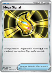 Mega Signal #193/217 Reverse Holo | Mega Evolution – Ascended Heroes