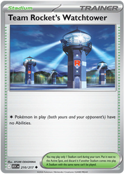 Team Rocket's Watchtower #210/217 Uncommon | Mega Evolution – Ascended Heroes