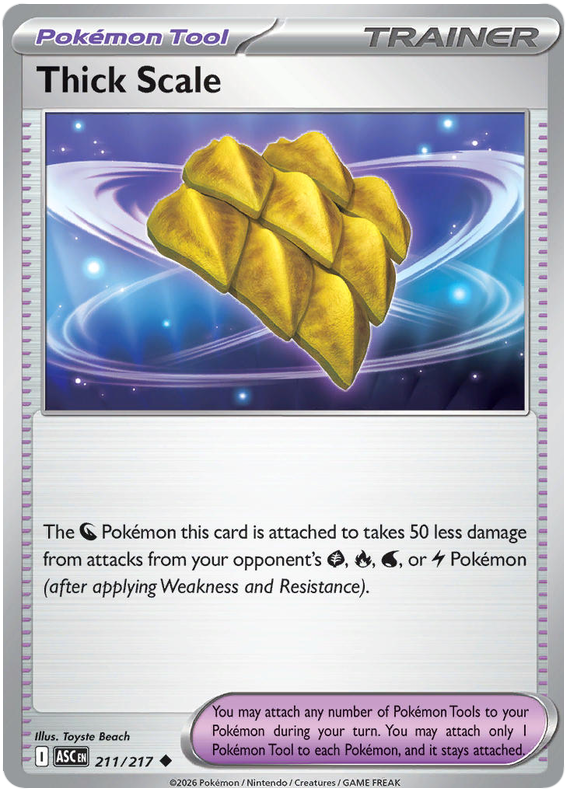 Thick Scale #211/217 Uncommon | Mega Evolution – Ascended Heroes