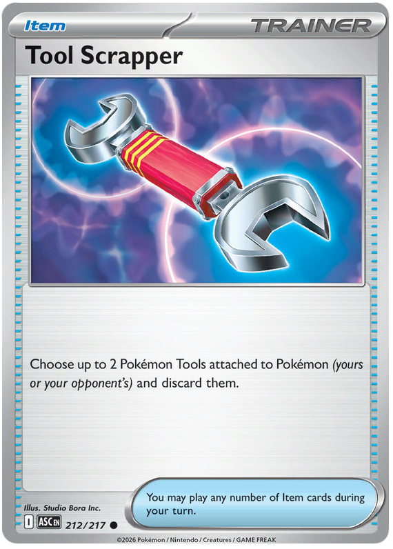 Tool Scrapper #212/217 Common | Mega Evolution – Ascended Heroes