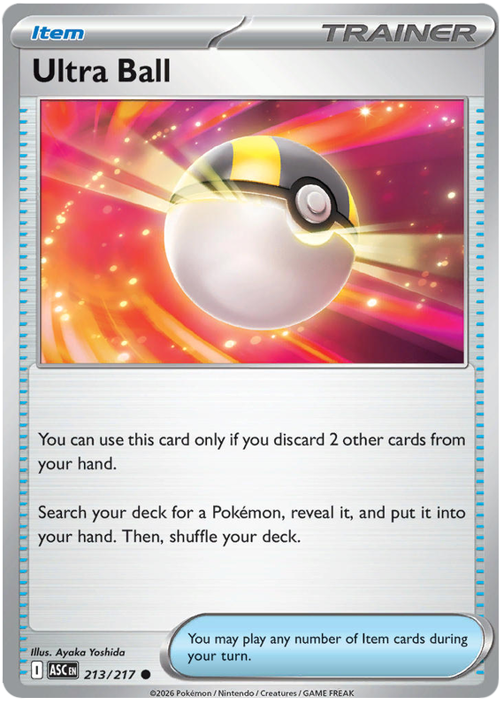 Ultra Ball #213/217 Common | Mega Evolution – Ascended Heroes
