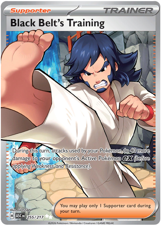 Black Belt's Training #255/217 Ultra Rare | Mega Evolution – Ascended Heroes