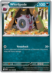 Whirlipede #055/086 Common | Scarlet & Violet – Black Bolt
