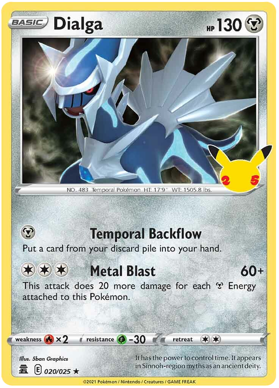 Dialga #020/025 Holo Rare | Celebrations