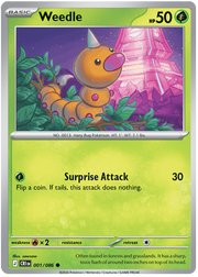 Weedle #001/086 Common | Mega Evolution – Chaos Rising