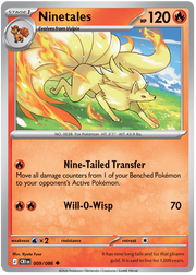 Ninetales #009/086 Uncommon | Mega Evolution – Chaos Rising