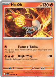 Ho-Oh #010/086 Holo Rare | Mega Evolution – Chaos Rising