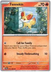 Fennekin #011/086 Common | Mega Evolution – Chaos Rising