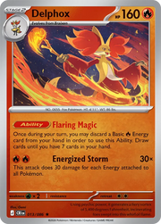 Delphox #013/086 Reverse Holo | Mega Evolution – Chaos Rising