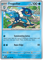 Frogadier #021/086 Common | Mega Evolution – Chaos Rising