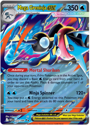 Mega Greninja ex #022/086 Double Rare | Mega Evolution – Chaos Rising