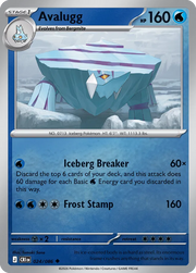 Avalugg #024/086 Reverse Holo | Mega Evolution – Chaos Rising