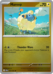 Mareep #027/086 Reverse Holo | Mega Evolution – Chaos Rising