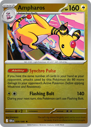 Ampharos #029/086 Reverse Holo | Mega Evolution – Chaos Rising