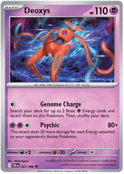 Deoxys #031/086 Uncommon | Mega Evolution – Chaos Rising