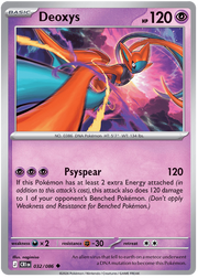 Deoxys #032/086 Uncommon | Mega Evolution – Chaos Rising
