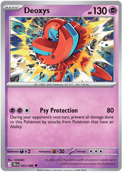 Deoxys #033/086 Uncommon | Mega Evolution – Chaos Rising