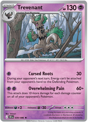 Trevenant #039/086 Holo Rare | Mega Evolution – Chaos Rising