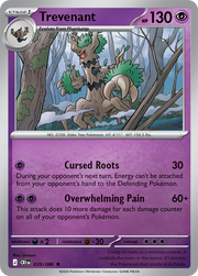 Trevenant #039/086 Reverse Holo | Mega Evolution – Chaos Rising