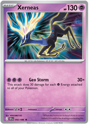Xerneas #042/086 Holo Rare | Mega Evolution – Chaos Rising