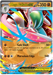 Mega Gallade ex #048/086 Double Rare | Mega Evolution – Chaos Rising