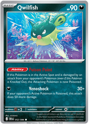 Qwilfish #052/086 Common | Mega Evolution – Chaos Rising