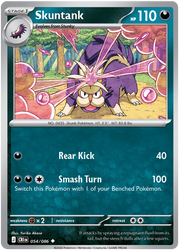 Skuntank #054/086 Uncommon | Mega Evolution – Chaos Rising