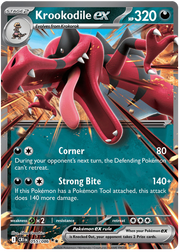 Krookodile ex #055/086 Double Rare | Mega Evolution – Chaos Rising
