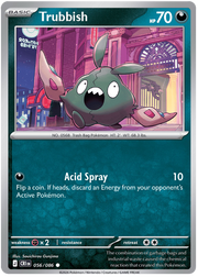 Trubbish #056/086 Common | Mega Evolution – Chaos Rising