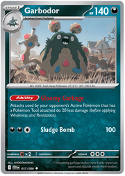 Garbodor #057/086 Uncommon | Mega Evolution – Chaos Rising
