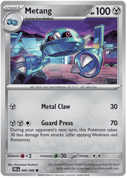 Metang #060/086 Common | Mega Evolution – Chaos Rising
