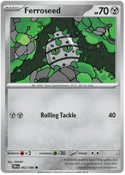 Ferroseed #062/086 Common | Mega Evolution – Chaos Rising