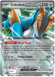 Cobalion ex #064/086 Double Rare | Mega Evolution – Chaos Rising