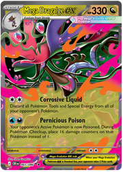 Mega Dragalge ex #065/086 Double Rare | Mega Evolution – Chaos Rising