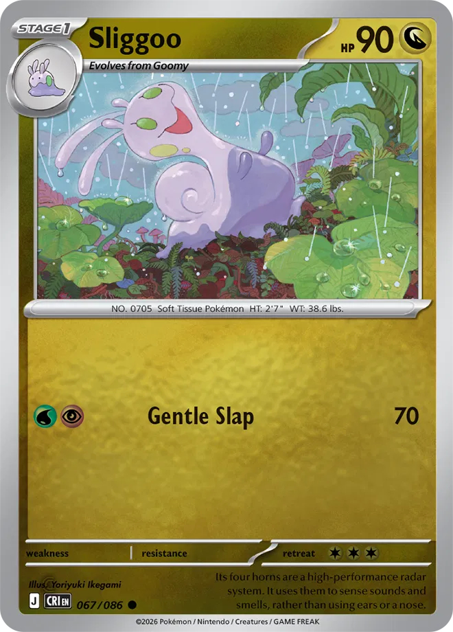 Sliggoo #067/086 Reverse Holo | Mega Evolution – Chaos Rising