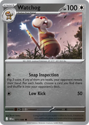 Watchog #071/086 Reverse Holo | Mega Evolution – Chaos Rising