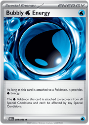 Bubbly Water Energy #084/086 Holo Rare | Mega Evolution – Chaos Rising
