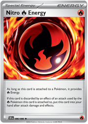 Nitro Fire Energy #086/086 Holo Rare | Mega Evolution – Chaos Rising