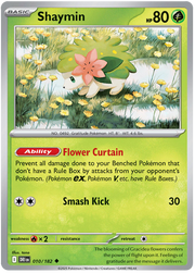 Shaymin #010/182 Uncommon | Scarlet & Violet – Destined Rivals