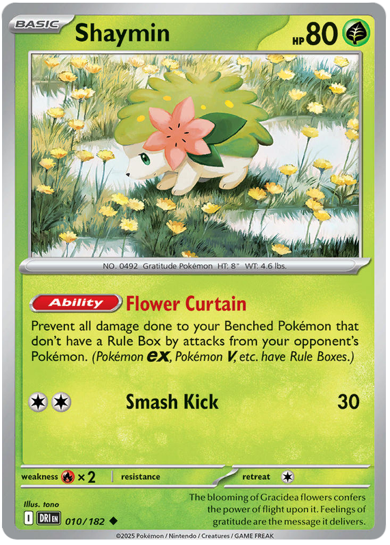 Shaymin #010/182 Uncommon | Scarlet & Violet – Destined Rivals