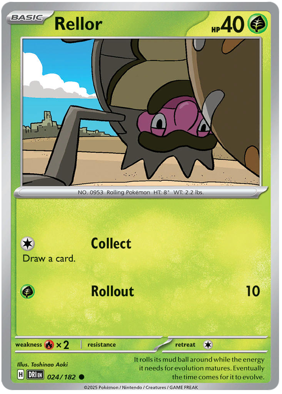 Rellor #024/182 Common | Scarlet & Violet – Destined Rivals