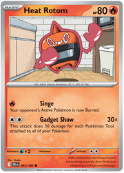 Heat Rotom #043/182 Common | Scarlet & Violet – Destined Rivals