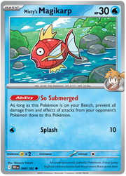 Misty's Magikarp #048/182 Common | Scarlet & Violet – Destined Rivals