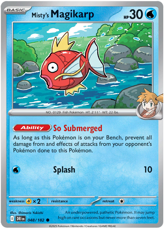 Misty's Magikarp #048/182 Common | Scarlet & Violet – Destined Rivals