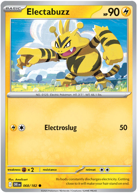 Electabuzz #068/182 Reverse Holo | Scarlet & Violet – Destined Rivals