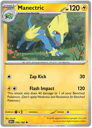 Manectric #076/182 Uncommon | Scarlet & Violet – Destined Rivals